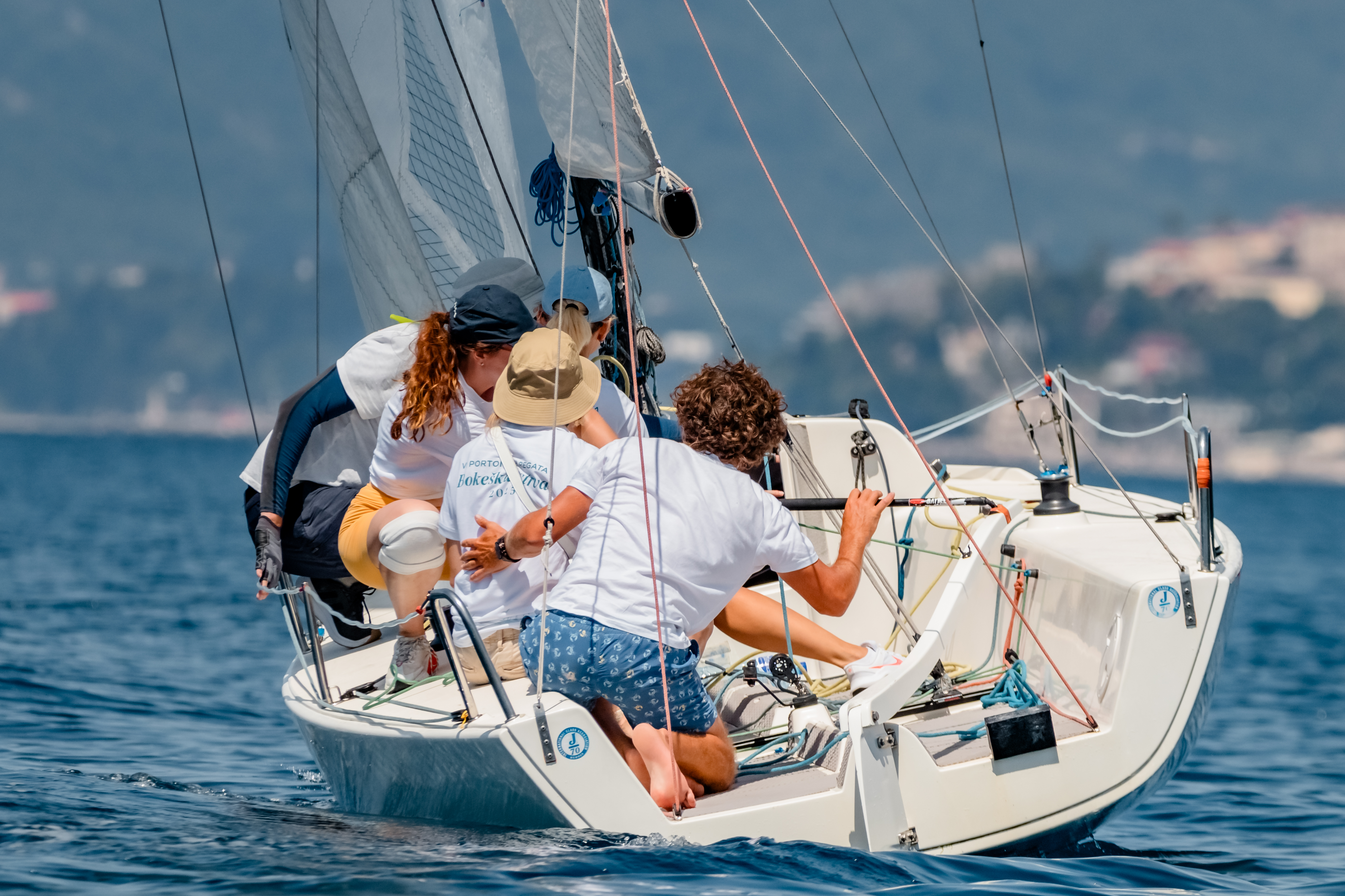J/70 training session in Herceg Novi, Bay of Kotor