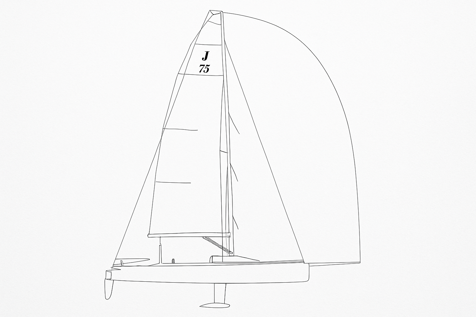 J/70 cockpit and helm
