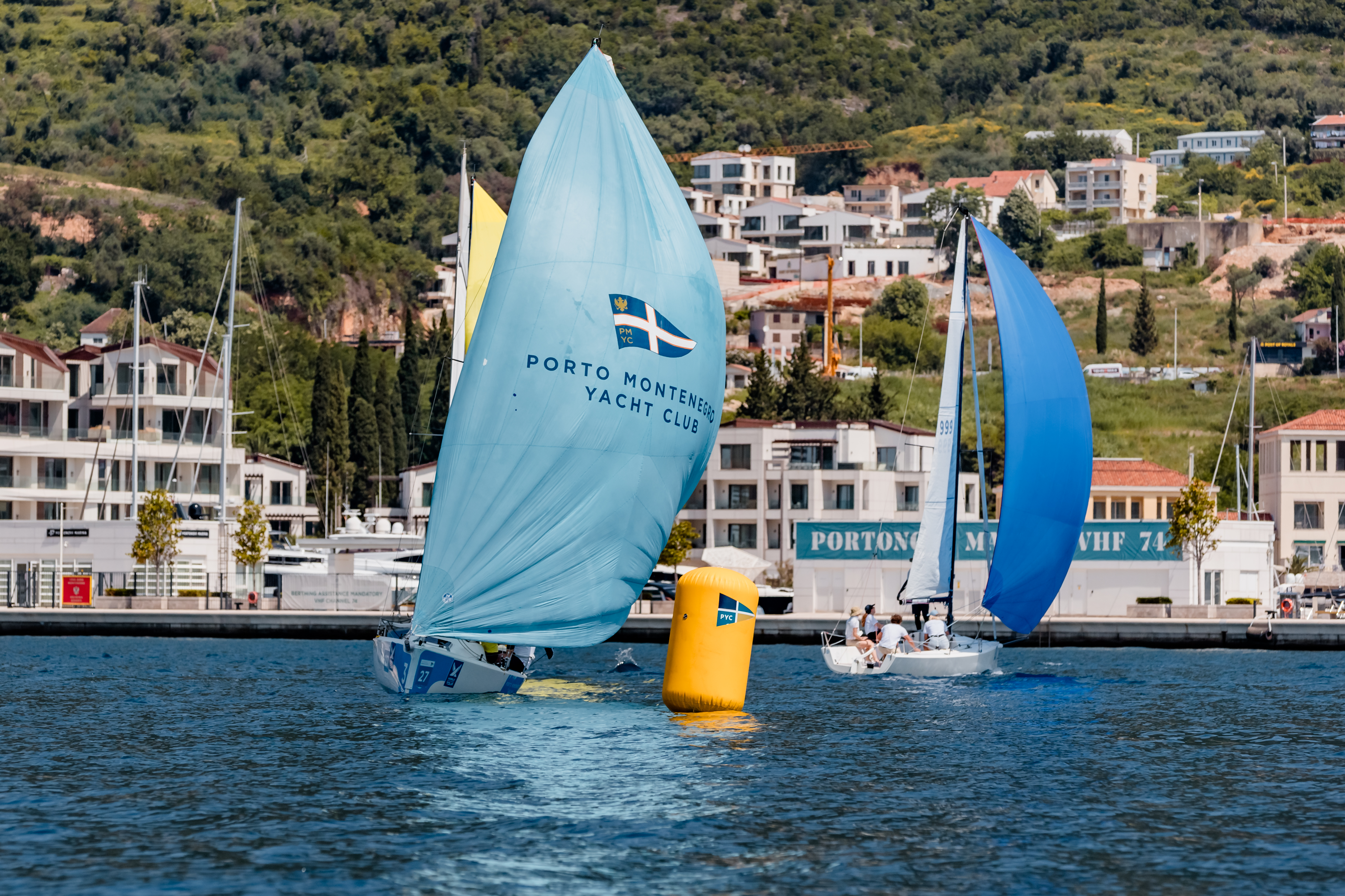 Start practice on J/70 in Boka Kotorska